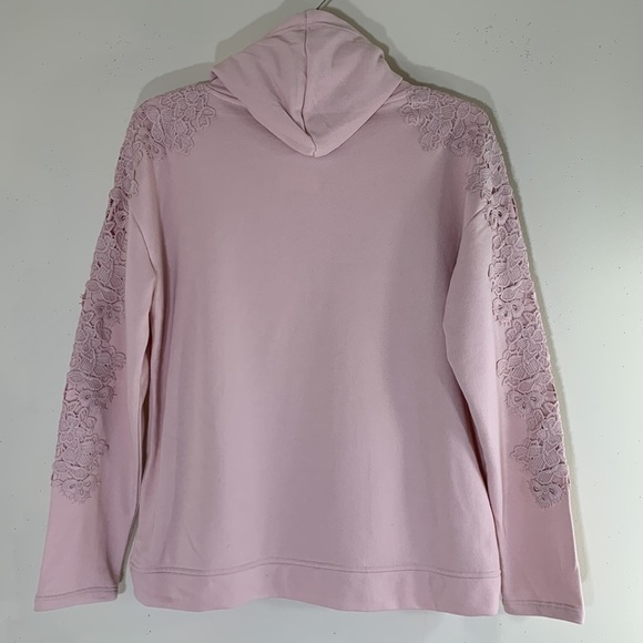 NWT. C & A Hoodie with Floral Embellishments. Small. - Picture 9 of 11